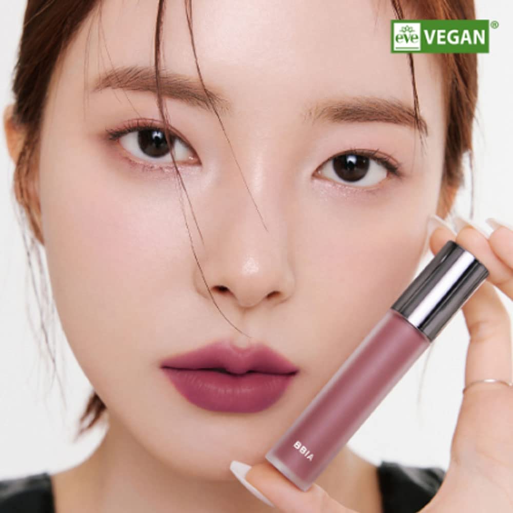 BBIA Last Velvet Tint - Soft & Creamy Matte Finish Lip Stain, Blur Effect with Velvety Texture, Long-Lasting, High Pigment, Lightweight, Non-Drying, Vegan, Korean Lip Makeup (V36 FEIGN COOL)