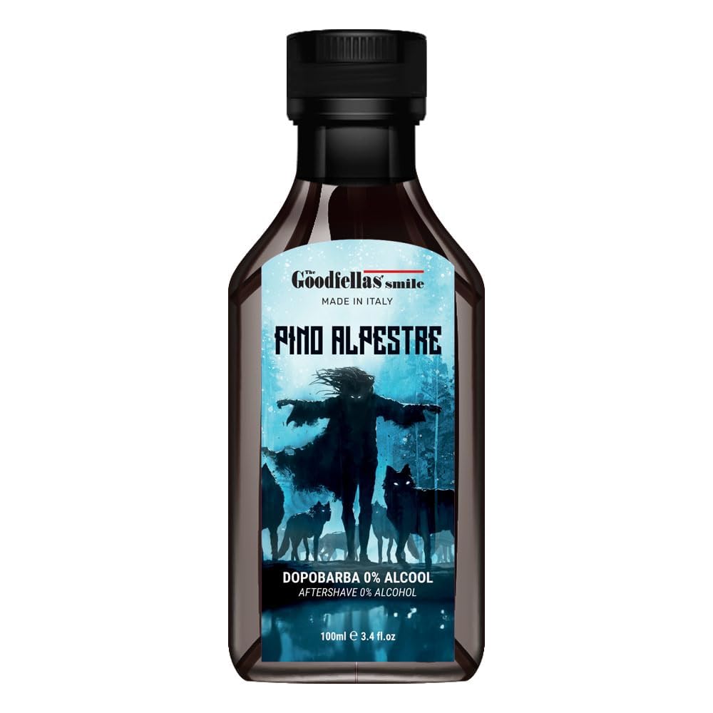 The Goodfellas' smile Soothing Alcohol-Free Aftershave Splash/Tonic, Made in Italy, 100 ml, 3.38 oz (Alpine Pine/Pino Alpestre)