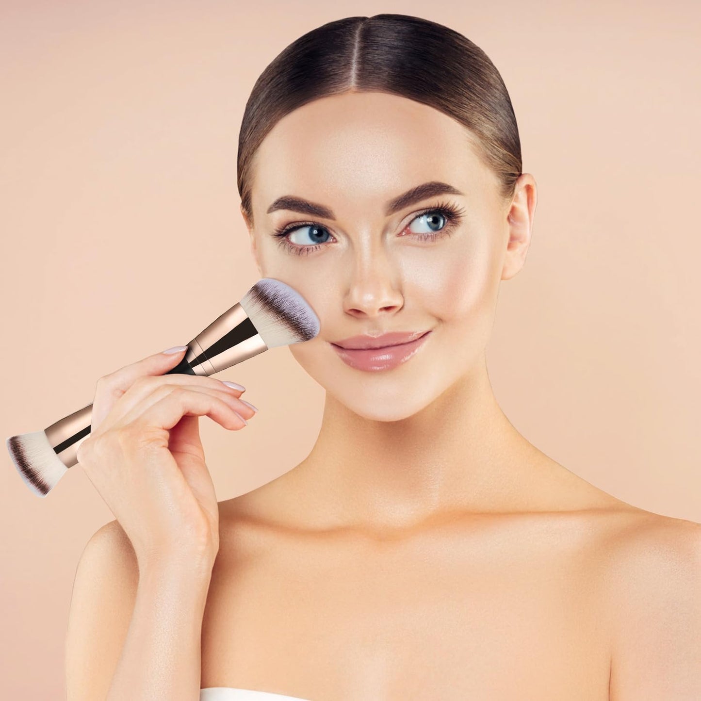 3 Pcs Cream Contour Stick Makeup Kit, Shades with Highlighter, Blush and Bronzer Contour Stick for Sculpt the Cheeks, Waterproof, Matte & Dewy Finish (Fair-Light,#03+#09+#12)