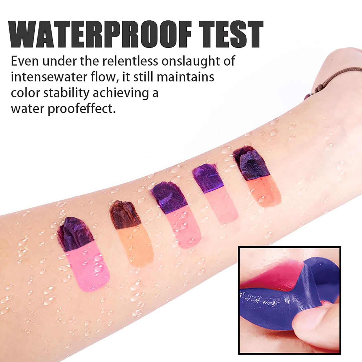 Peel Off Lip Stain -Lip Stain Peel Off Masque - Long Lasting, Waterproof and Transfer Proof Nude Lip Tint, Matte Finish Peel Off Makeup (04 First Kiss Stain)