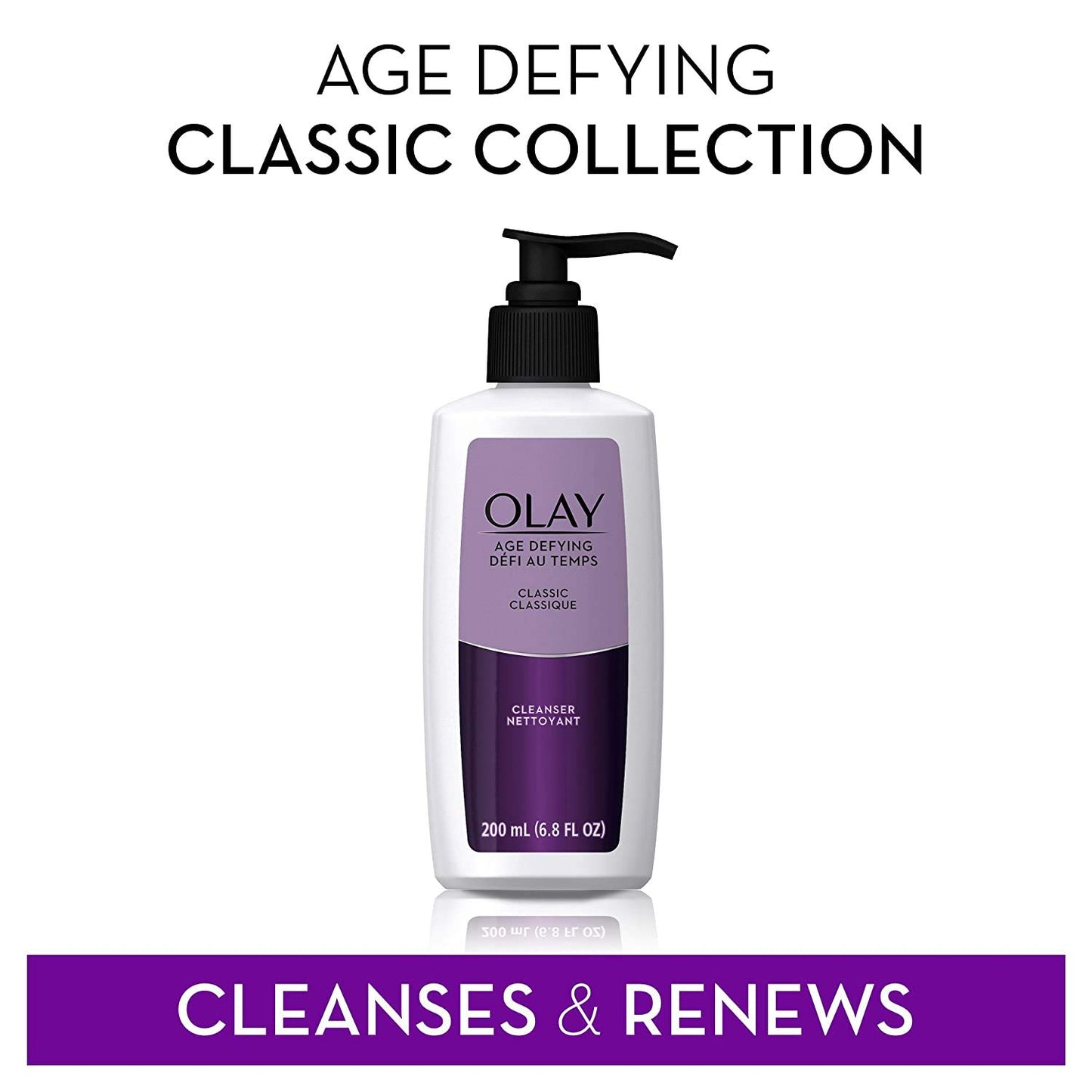 Face Wash by Olay Age Defying Classic Facial Cleanser 6.8 Fl Oz (Pack of 3)