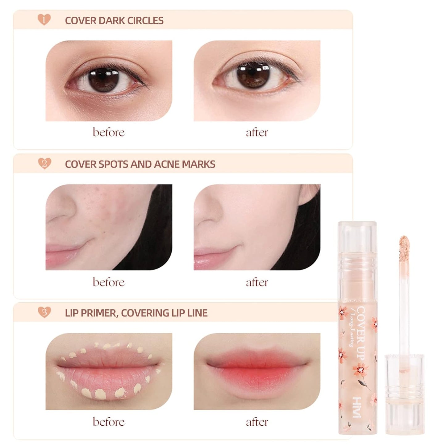 ICE LOVE All in One Makeup Kit, 8-Piece Women Complete Makeup Kit, a Must-Have Gift Set for Beginners or Professional Makeup Sets Beginners. (V102A)