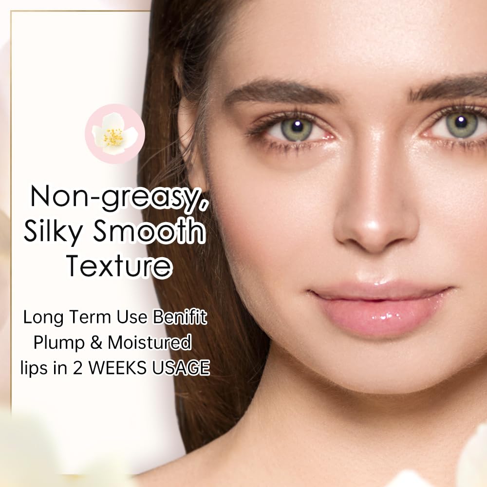 CATKIN Tinted Lip Balm Glitter Lip Stain Ultra Hydrating Lip Moistrurizer Shimmer Glow with Vitamin E Nourishing For Cracked & Dry Lips 0.12 oz C19