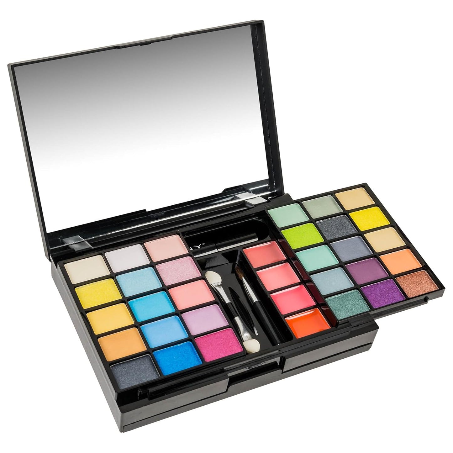SHANY 'Fix Me Up' Makeup Kit - Compact Travel Makeup Portable Giftable Adult and Teen Makeup Set Eye Shadows, Lip Colors, Blushes, and Applicators