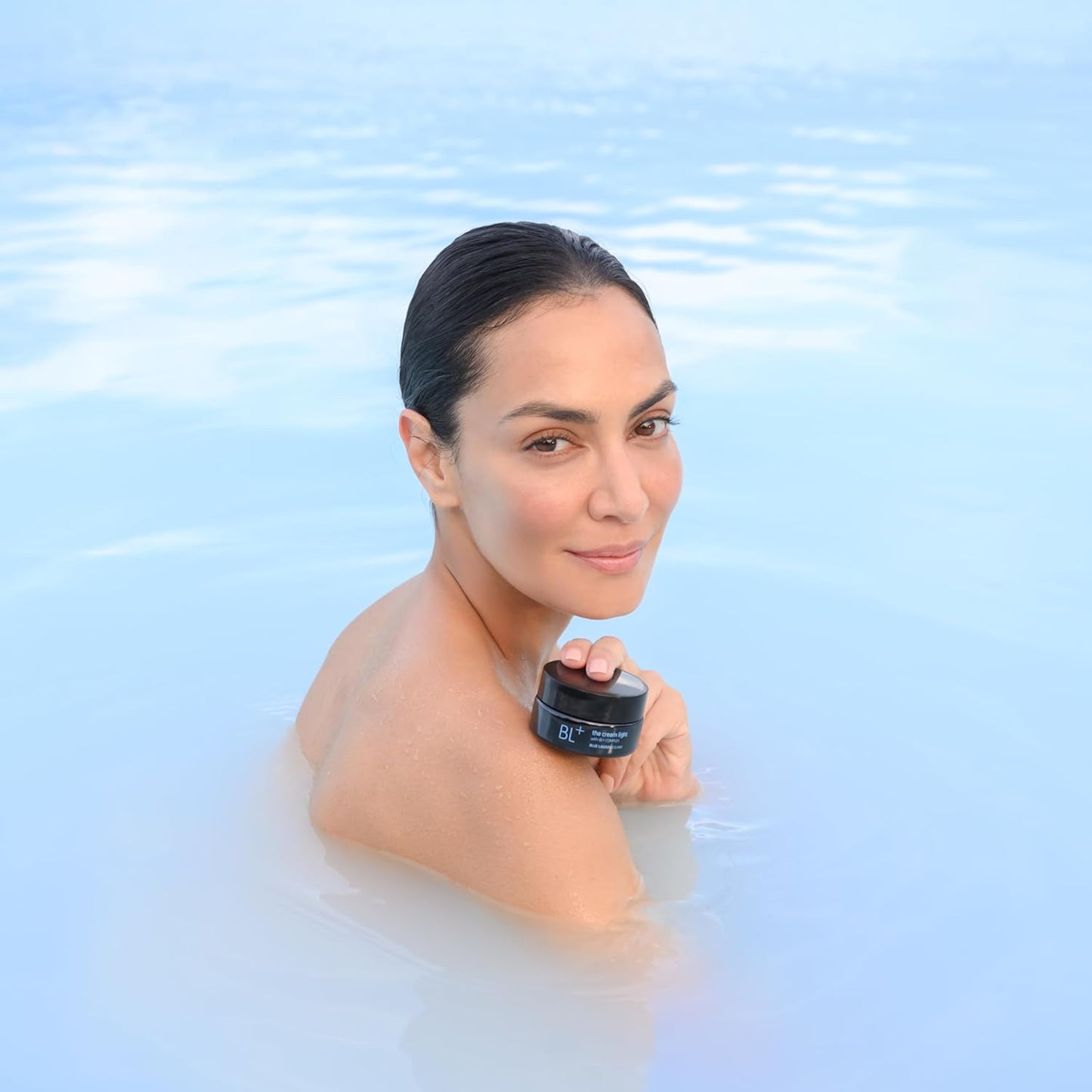 Blue Lagoon - BL+ The Cream Light Gel Moisturizer | Sustainable, Bioactive Luxury Skincare (Full Size, .5 oz | 15 ml)