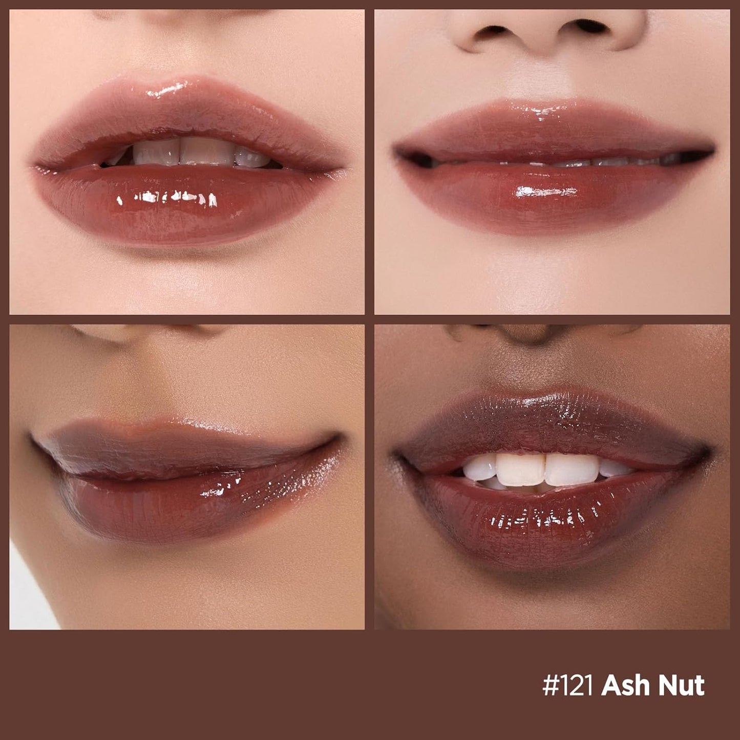 Laka Fruity Glam Lip Tint Duo #103 Humming, #121 Ash Nut