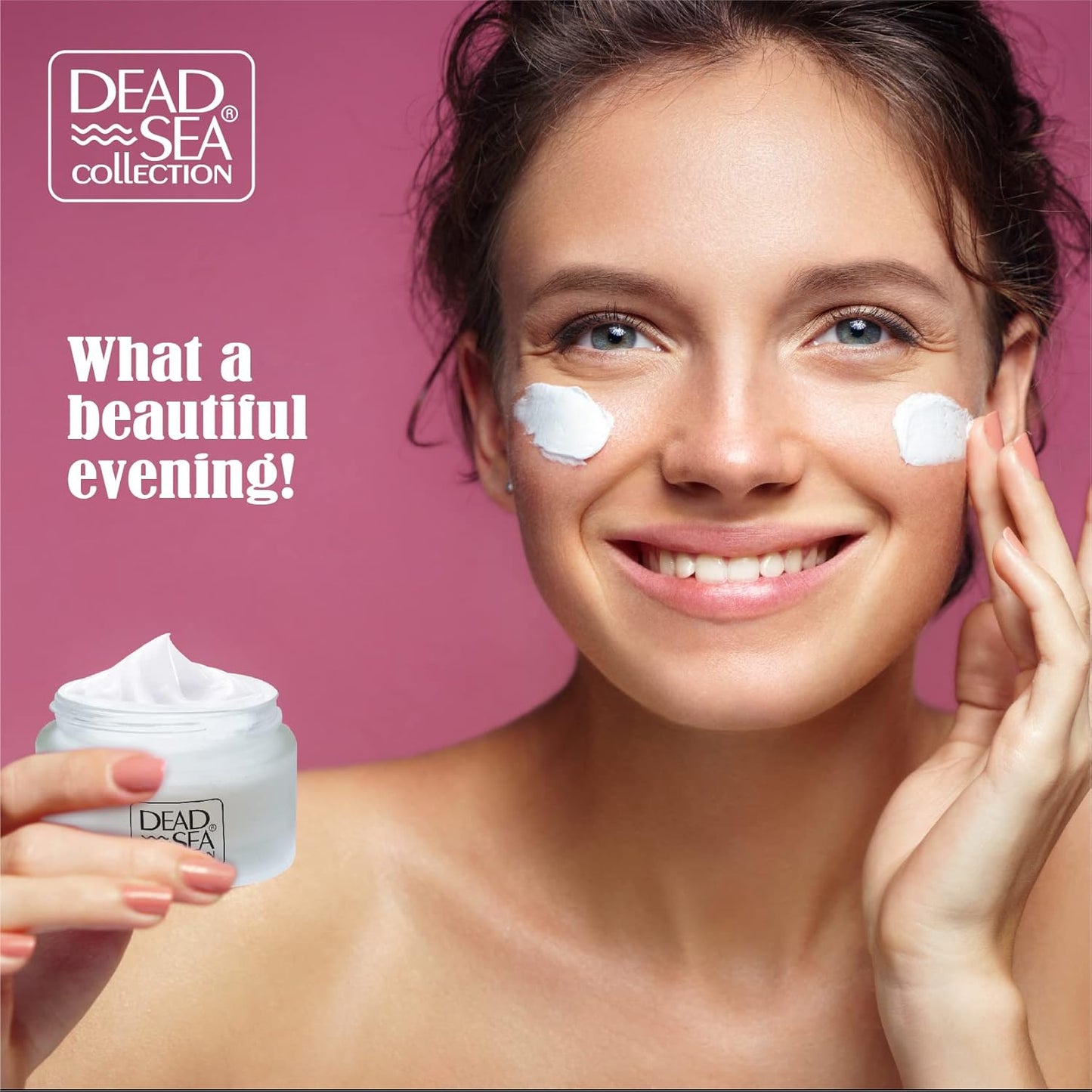 Dead Sea Collection Moisturising Night Face Cream with 3X Collagen – Anti Aging Nourishing Facial Moisturiser with Dead Sea Minerals and Vitamin E for Women and Men – All Skin Types (50 ml)