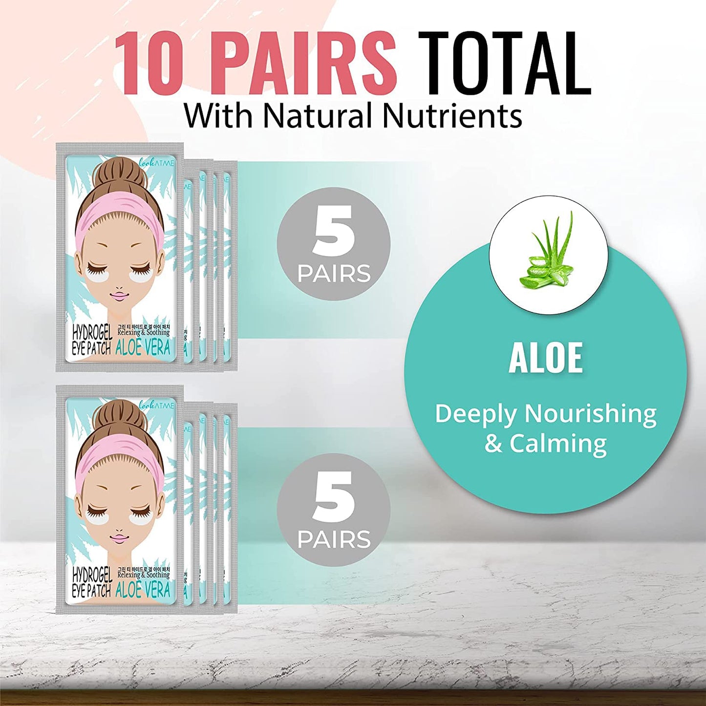 Lookatme Hydrogel Eye Patch Aloe Vera, 1.1 Ounce