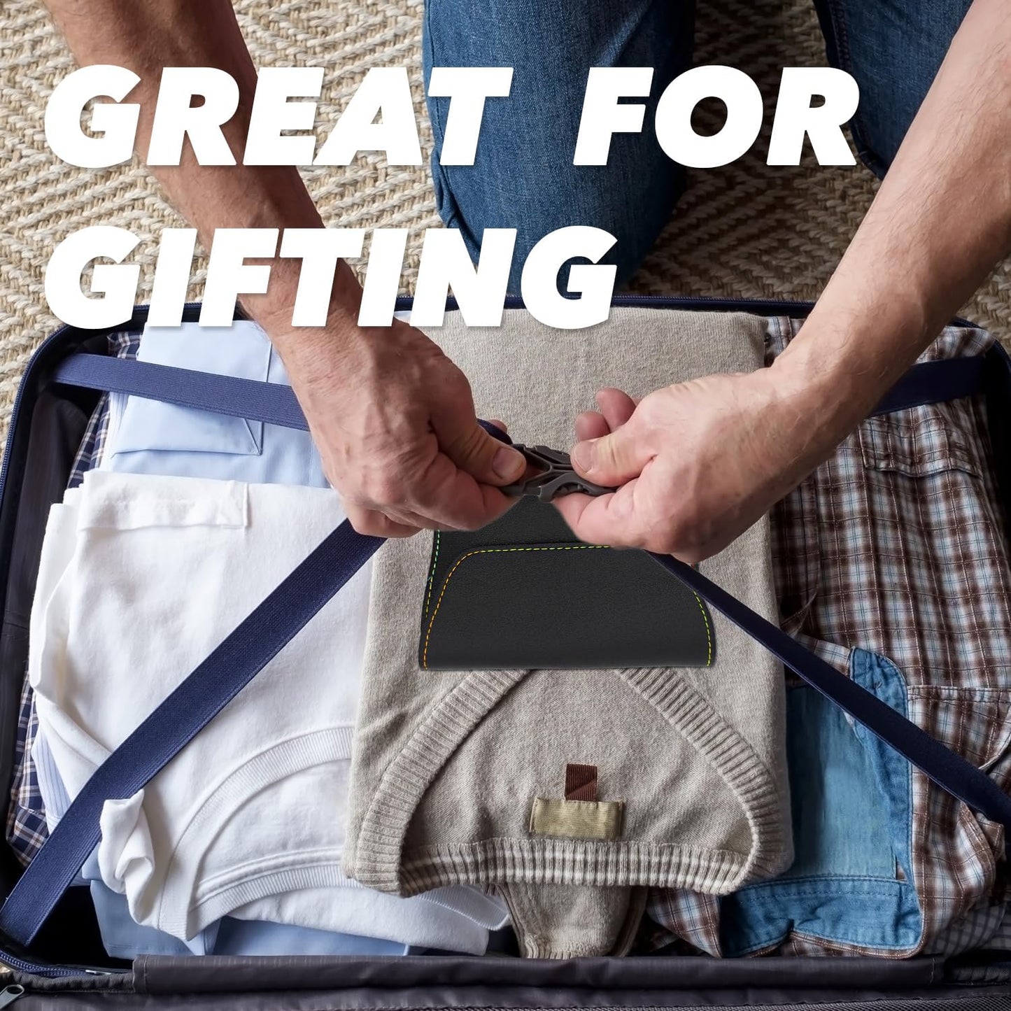 Earth & I 16 pc + Leatherette Case Nail Manicure Kit, Nail Trimmers, Toe Clippers, Toenail Nails Cutter, Mens Care, Mens Travel Toiletries, Manicure and Pedicure Kit for Women & Man