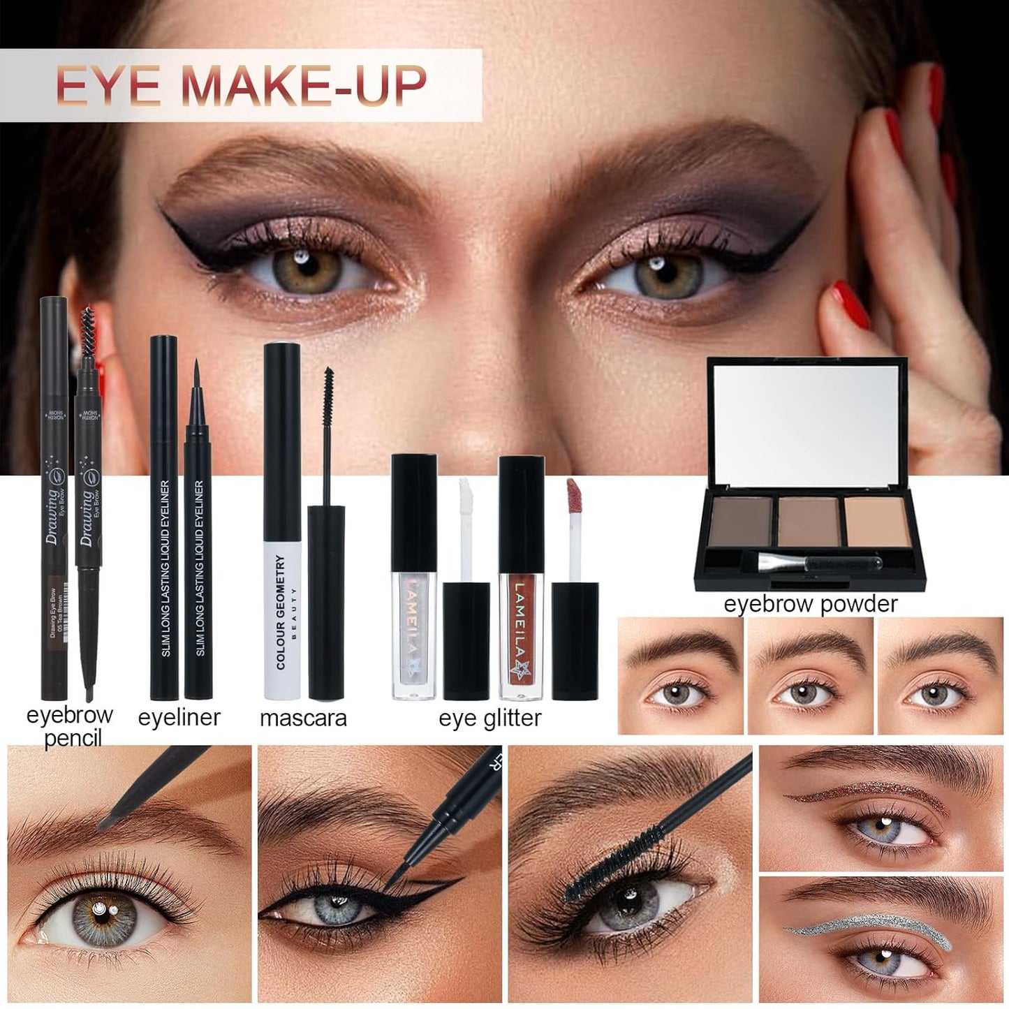 Makeup Kit for Women Full Kit, TooAemiS Professional Makeup Kit for Teens or Adult, All in One Makeup Sets Include Eyeshadow Palette Lipstick Concealer Foundation Mascara Loose Powder Etc