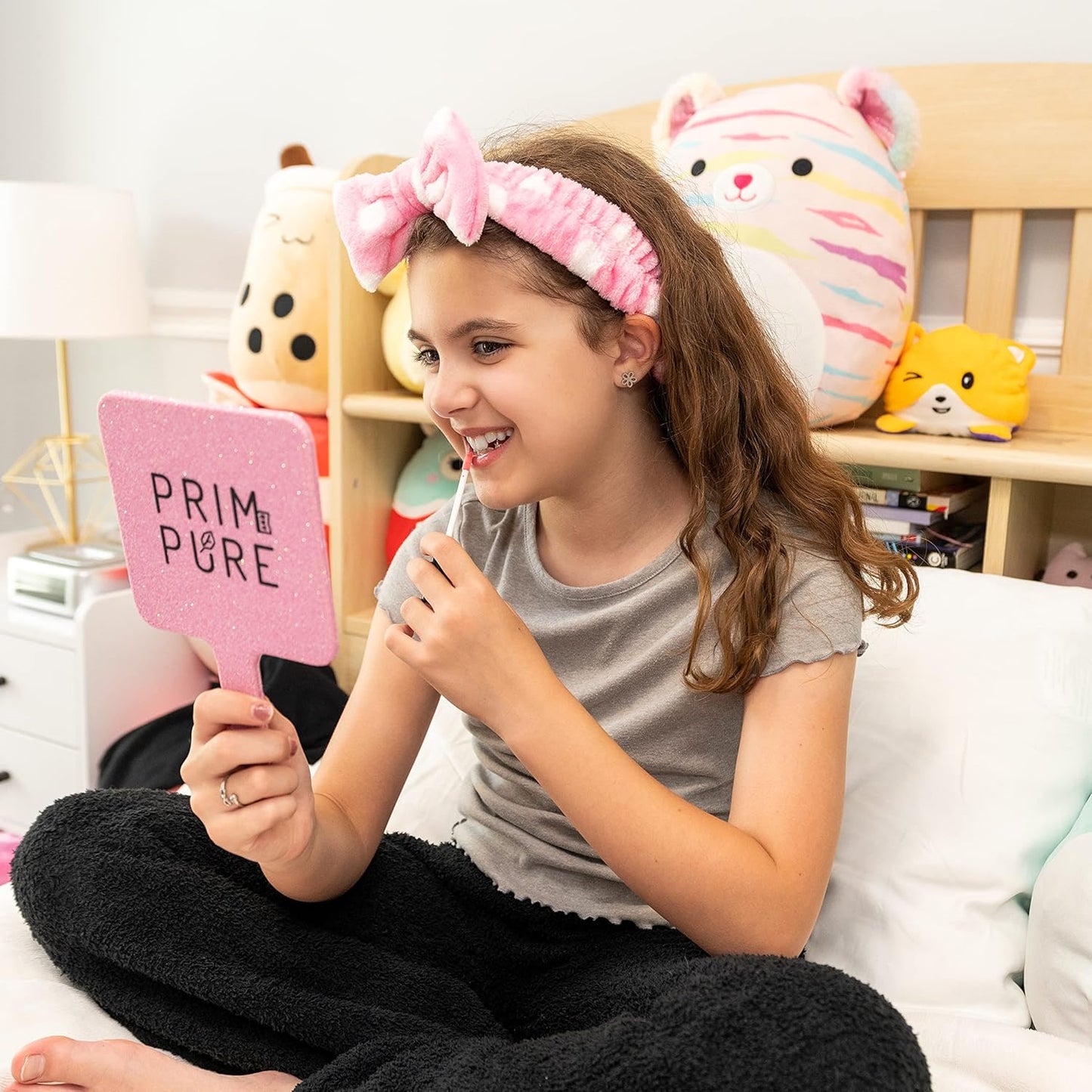 Prim and Pure Ultimate Mineral Kids Makeup Gift Set | Perfect for Play Dates & Birthday Parties | Kids Safe Eyeshadow Makeup – Mineral Blush | Organic & Natural Makeup Kit for Kids| Made in USA