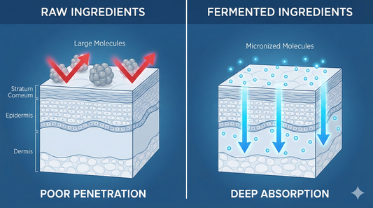Fermented Skincare 101: The Science Behind Why "Smaller" Means Better