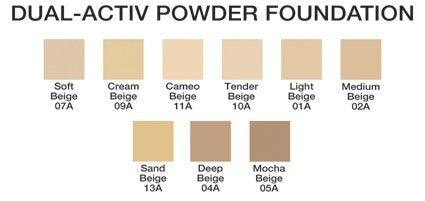 Jolie Dual-Activ Matte Finish Pressed Powder Foundation (Light Beige)