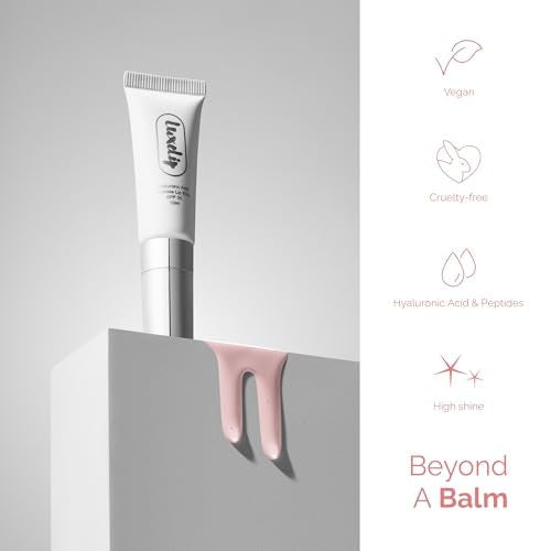 Tinted Lip Balm Elixir for OIder Women, Hydrating Vegan Lip Care with Sheer Color & Moisturizing Glow – Non-Sticky Nourishing, Lip Plumping Treatment for Soft, Smooth Lips (Strawberry 10ml)