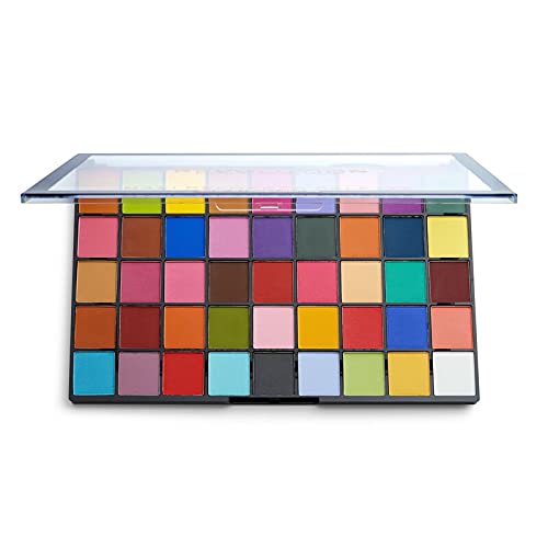 Makeup Revolution Maxi Reloaded Palette, Eyeshadow Palette, 45 Highly Pigmented Matte Shades, Monster Mattes, 1.35g Great Holiday Gift