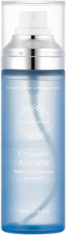 Cryogenic Activator – Mineral-Rich Deep Sea Water Mist with Dissolved Oxygen, Soothing & Regenerating Spray for Soothing, Clinically Tested Non-Irritating. 3.38 fl.oz (100ml)