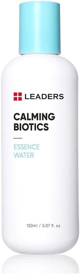 LEADERS Cosmetics Calming Biotics Essence Water - 150ml/5.07 Fl Oz Hydrating Strengthening Nourishing and Deep Moisturizing Toner for Sensitive Skin