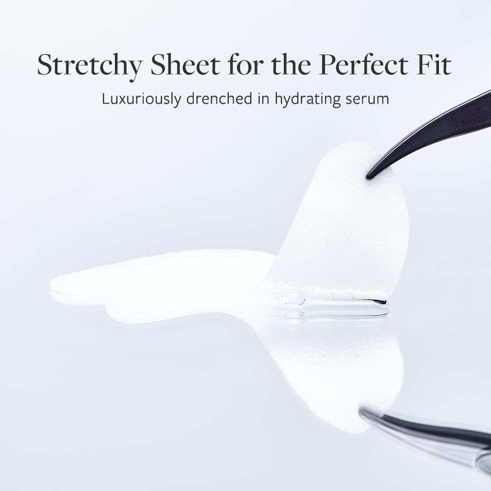 Spa Treatment UMB Stretch iSheet Japanese Under Eye Masks (7 Pairs) - Effective Anti-Aging Under Eye Patches for Dark Circles, Dry, Dull Skin Around the Eyes - Moisturize and Refresh your Skin