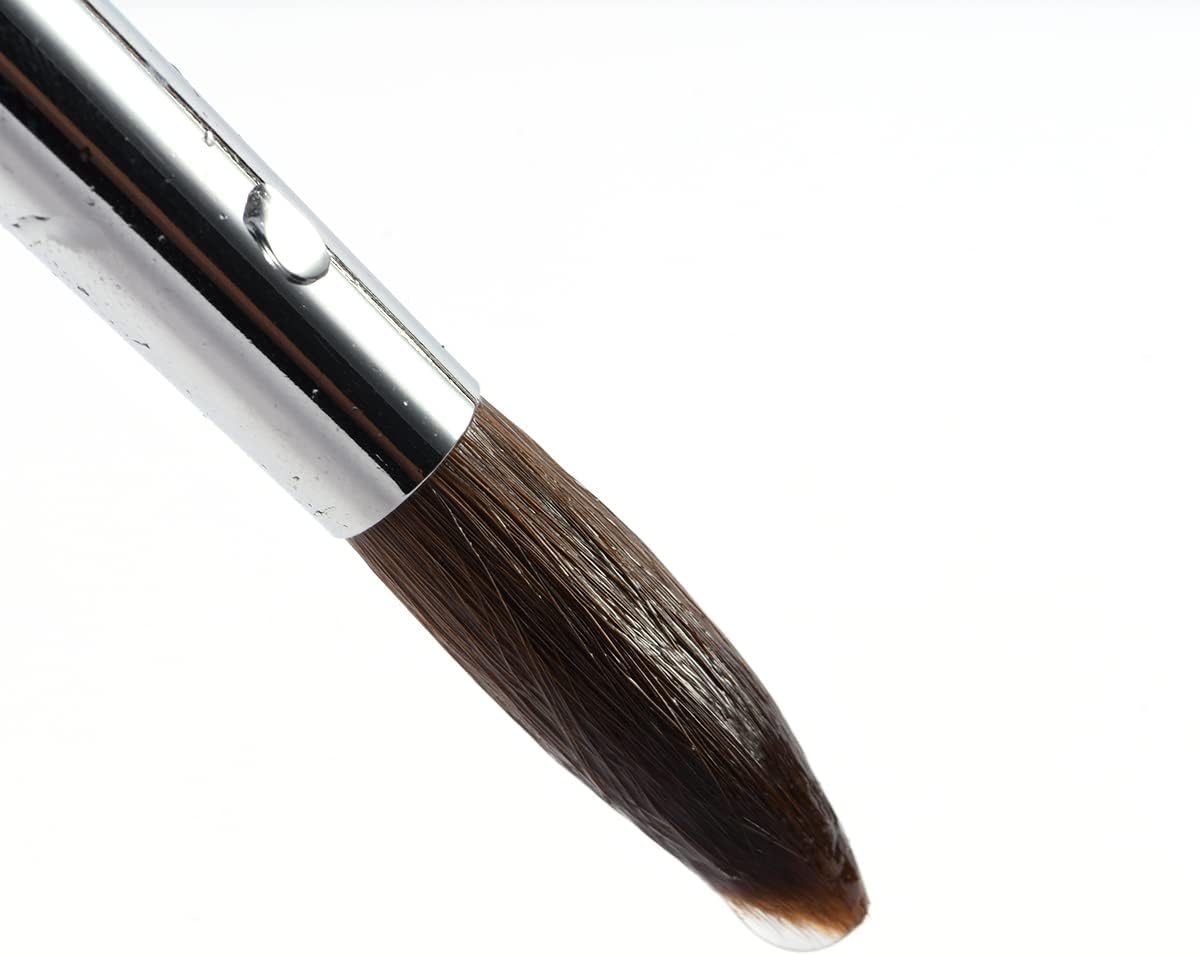 Watercolor Brushes Professional, Fuumuui 8Pcs Sable Paint Brush Set Variety Shapes with Flat, Round Pointed, Cat's Tongue Oval Wash Perfect for Watercolor Acrylic Gouache Inks Painting