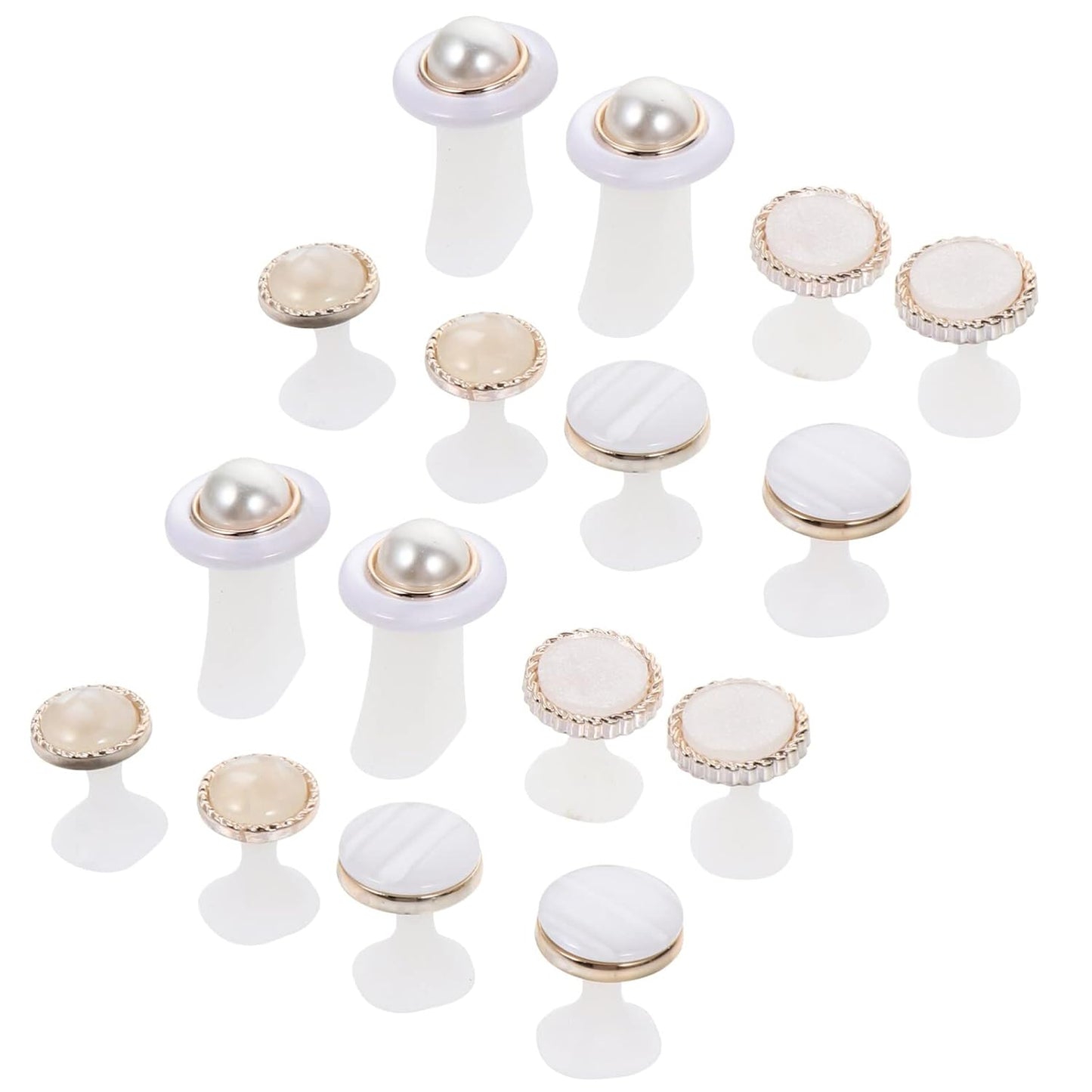 Beaupretty 16 Pieces Tool Divider for Polish Toes Pearls Professional Toenail Spacers Tools Finger Silicone Stylish Separators Toe Separator