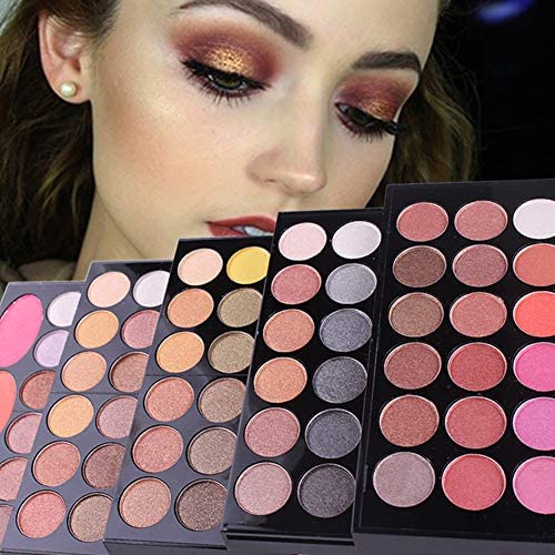 148 Colors Eyeshadow Palette Makeup Contouring Kit Combination with Eyebrow Powder, Lipgloss, Blusher, Press Powder and Concealer - Perfect for Professional and Daily Use