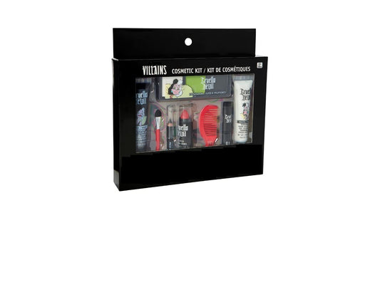 Spirit Halloween Disney Villans Ursula Maleficent Cruella Makeup Kits Wigs & Accesorries (Cruella Makeup Kit, One Size)