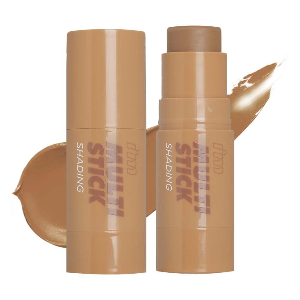 I'M MEME Shading - I'm Multi Stick 001 Bronzer | Easy Blending, Matte Finish, Suitable for Beginners, Lightweight Formula, Natural Contour Makeup, Daily Use, Natural Blur Effect, 0.24 Oz