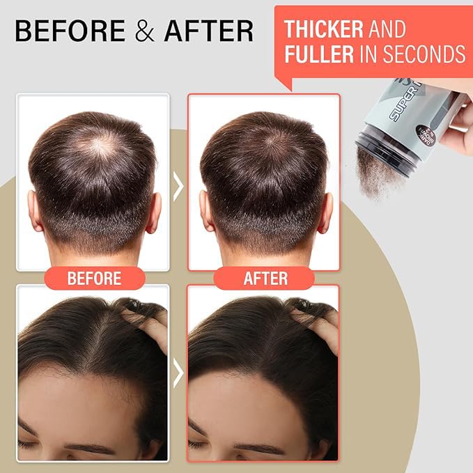 SMH Hair Fibers MADE IN JAPAN – Instantly Conceals Thinning Hair –Long-Lasting – Sweat, Water & Wind Resistant – Hair Loss Solutions For Men & Women (Auburn, 15g)