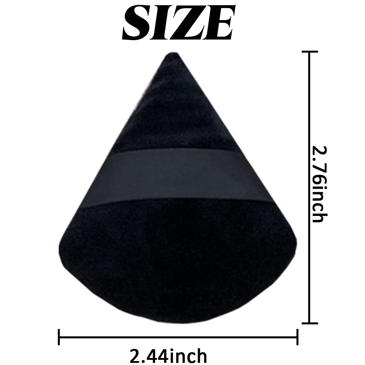 GXXMEI 30PCS Powder Puff Face Soft Makeup Sponge, Triangle Powder Puffs for Loose Powder Mineral Powder Velour Puff for Face Exquisite Makeup Eyes Contouring, Beauty Makeup Tools