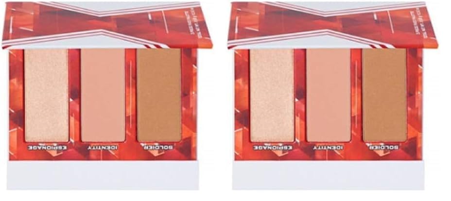 Markwins International Collection Marvel Black Widow Face Trio Palette ~ Light (Pack of 2)