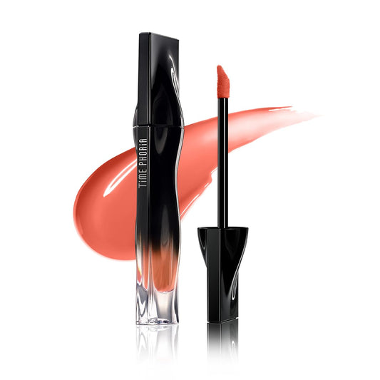 STELLAR DUST LIP STAIN-Long Lasting, Waterproof and Transferproof Lip Tint, Glossy Finish Lip Gloss, Lightweight Lipstick, High Coverage, Vivid Color (02)