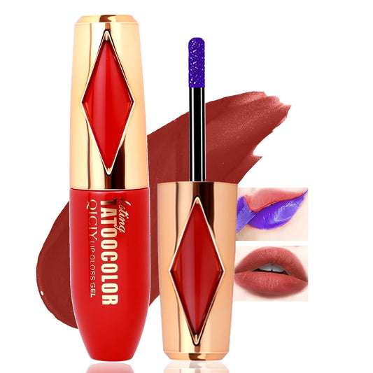 Peel Off Lip Stain -Lip Stain Peel Off Masque - Long Lasting, Waterproof and Transfer Proof Nude Lip Tint, Matte Finish Peel Off Makeup