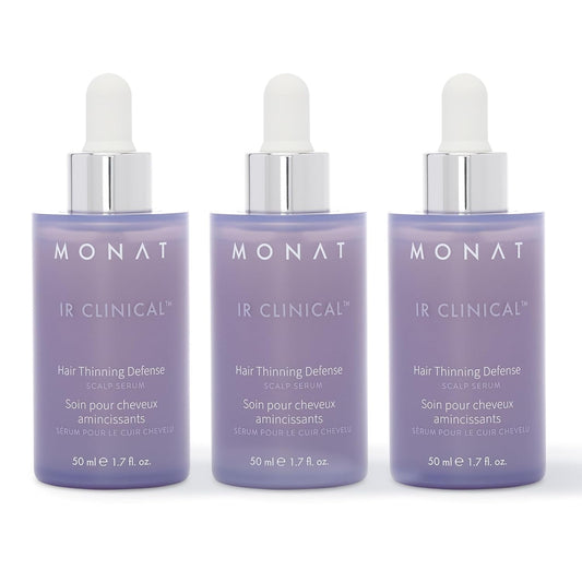 MONAT IR Clinical™ Hair Thinning Defense Serum – 3-Month Supply – Nourishes Scalp, Reduces Breakage, Boosts Hair Density, and Supports Thicker, Fuller-Looking Hair with Lightweight, Non-Greasy Formula