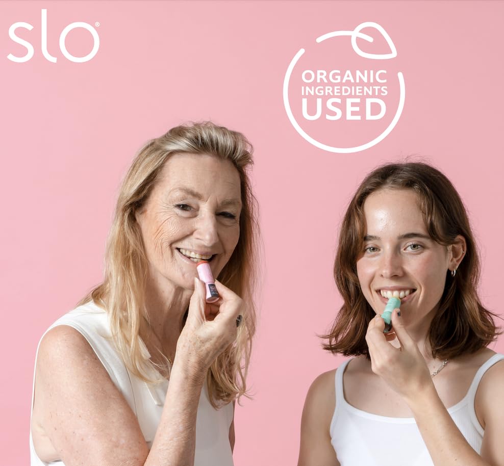 Slo | Natural Lip Balm - All Natural Ingredients, Vegan & Cruelty Free, Hydrating & Soothing, Plastic Free, Paper Packaging | Vanilla + Cacao, 0.28oz
