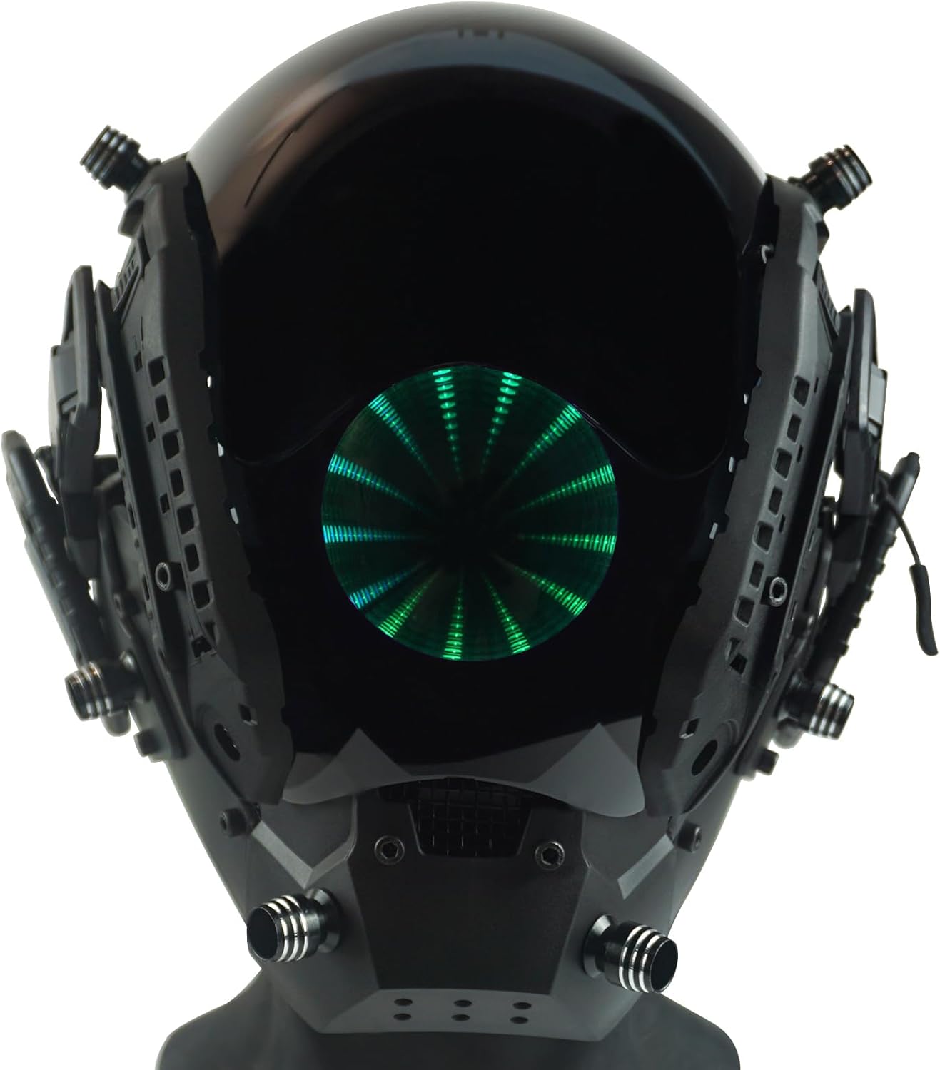 Punk LED Mask, Eye of the Abyss Design, Futuristic Mask Helmet, Perfect for Halloween Party, Cosplay