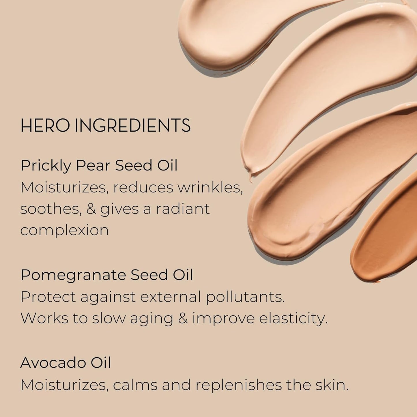 INIKA Organic BB Cream Foundation - Vegan Makeup with Hydrating Prickly Pear, Jojoba, and Pomegranate Seed Oil - Lightweight, Radiant BB Glow for Balanced Skin Tone, Nude 1 fl oz