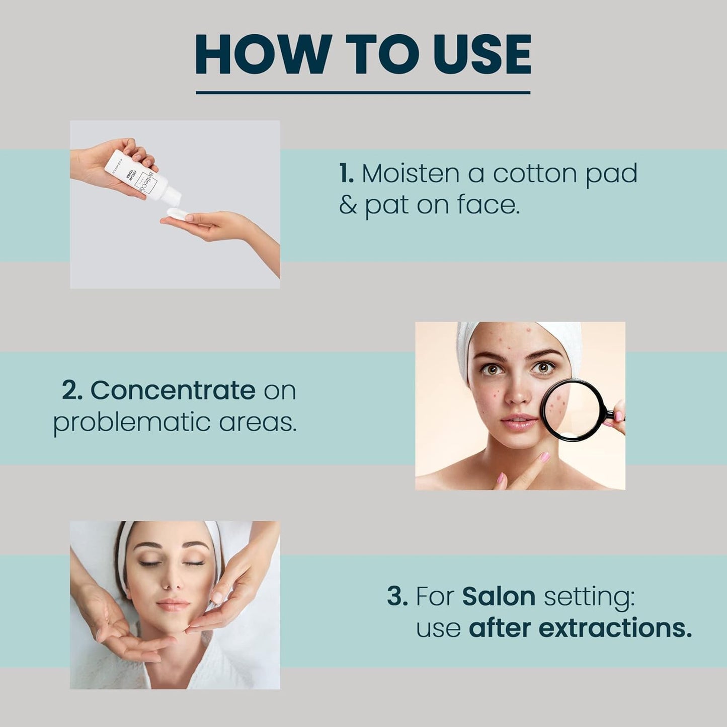 Skin Care Acne Treatment Toner - 10% Azelaic Acid, 2% Salicylic Acid, Tea Tree Oil Clean and Clear Acne Serum, Rosacea Treatment for Face, Reduces Blackhead | 4oz