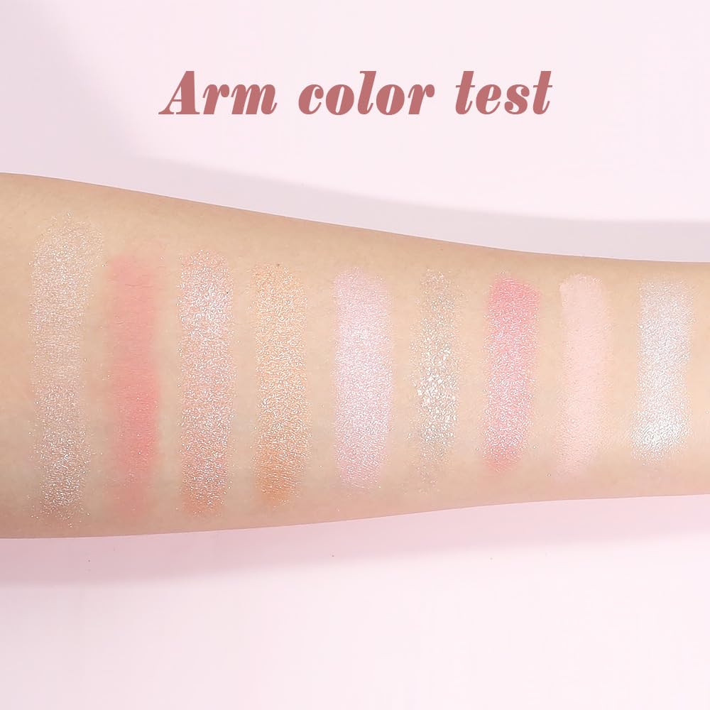 9 Color Eyeshadow Palette Makeup, Neutral Nude Matte Eye shadow & Shimmer Eyeshadow,Long Lasting Waterproof Eye shadow Makeup Palette for Women 05#