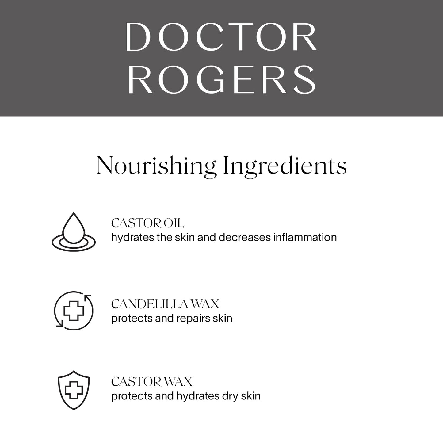 Doctor Rogers Lip Balm, Hydrating and Softening Lip Moisturizer For Very Dry Lips, Dermatologist-Created, Natural, & Hypoallergenic Moisturizing Lip Balms, 4.25g Tube, Pack of 3