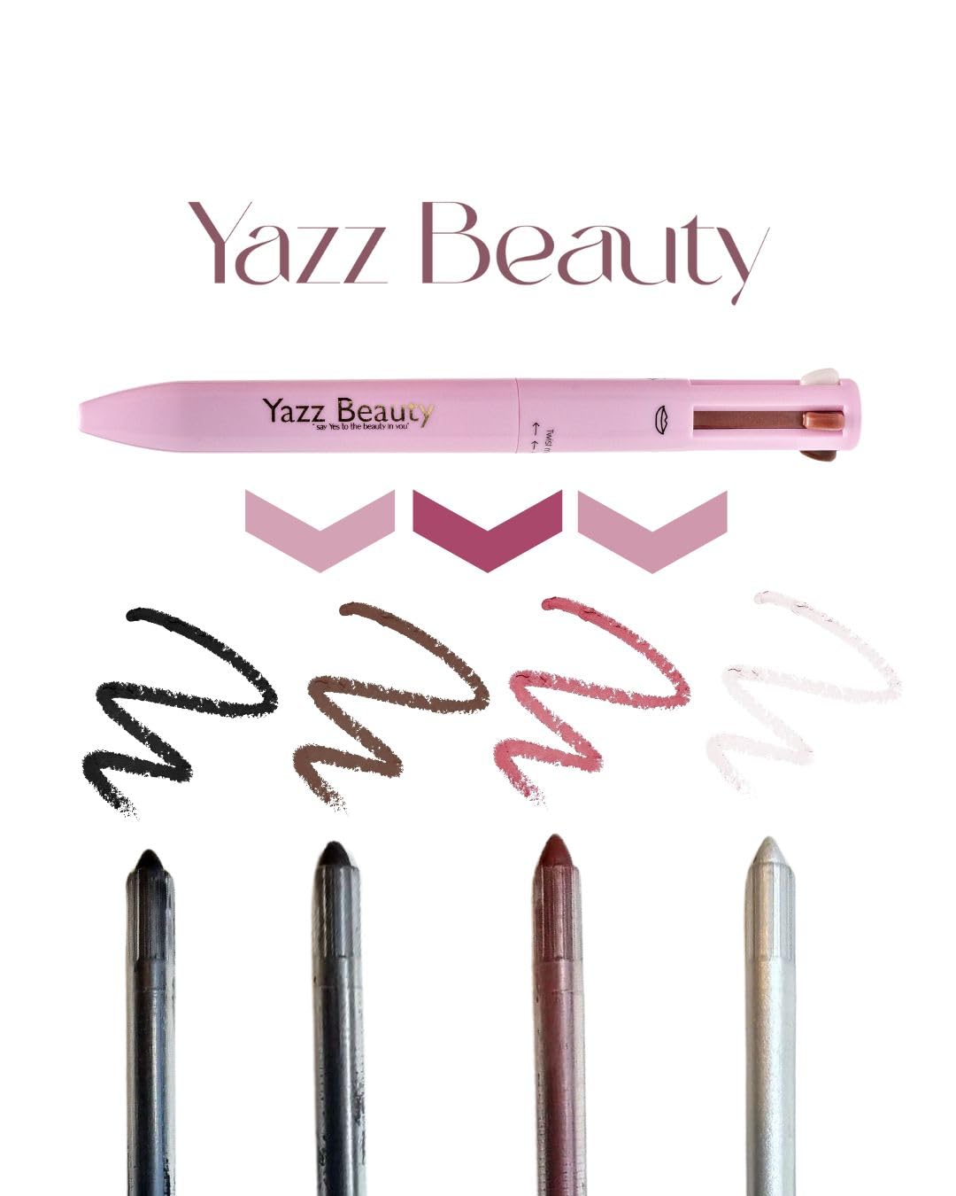 4 in 1 makeUp Pen Berry Refill