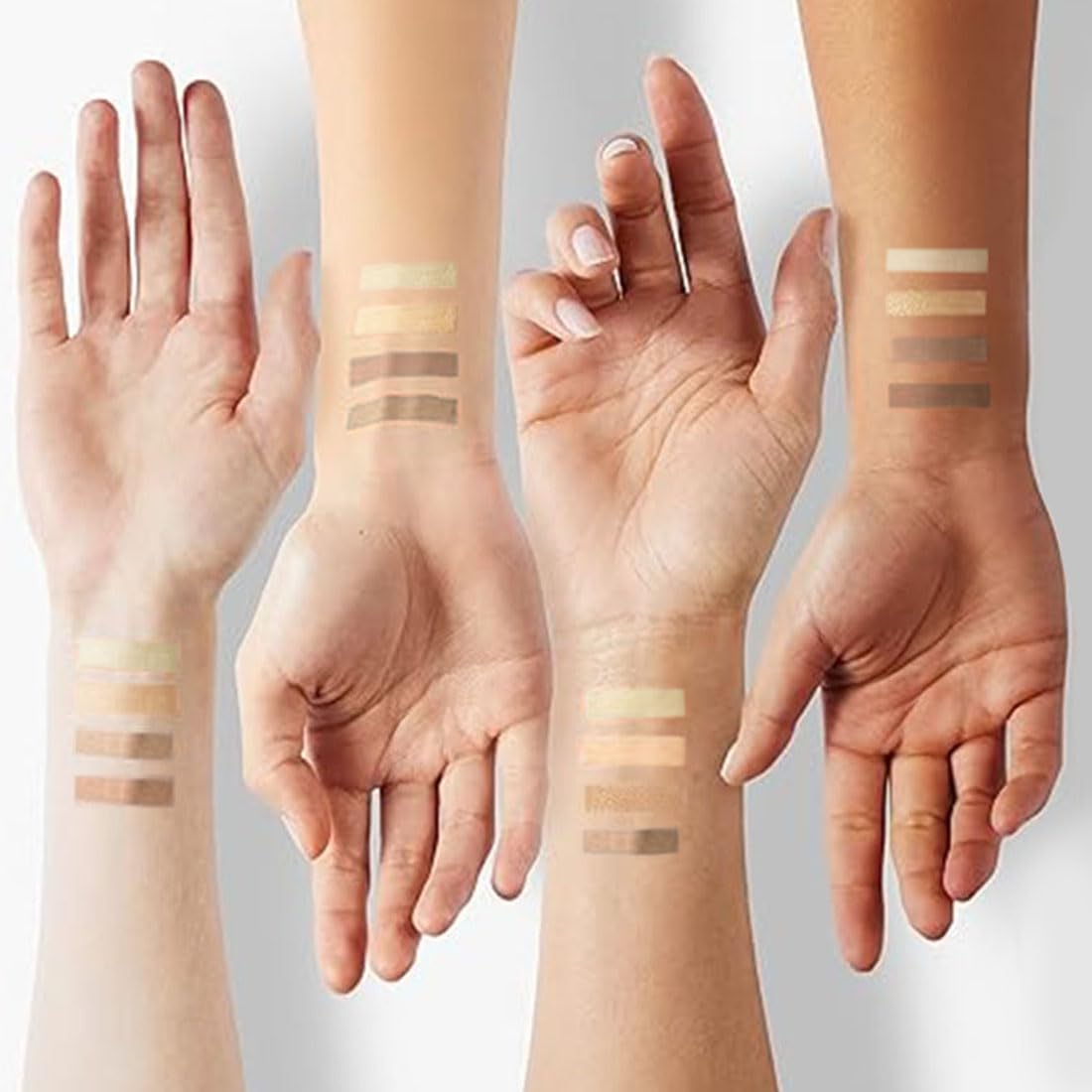 Contour and Highlight Palette Powder Contour Kit Concealing, Highlighting & Contouring Foundation/Concealer Makeup Palette Full Coverage for Conceal Trouble Spots Dullness