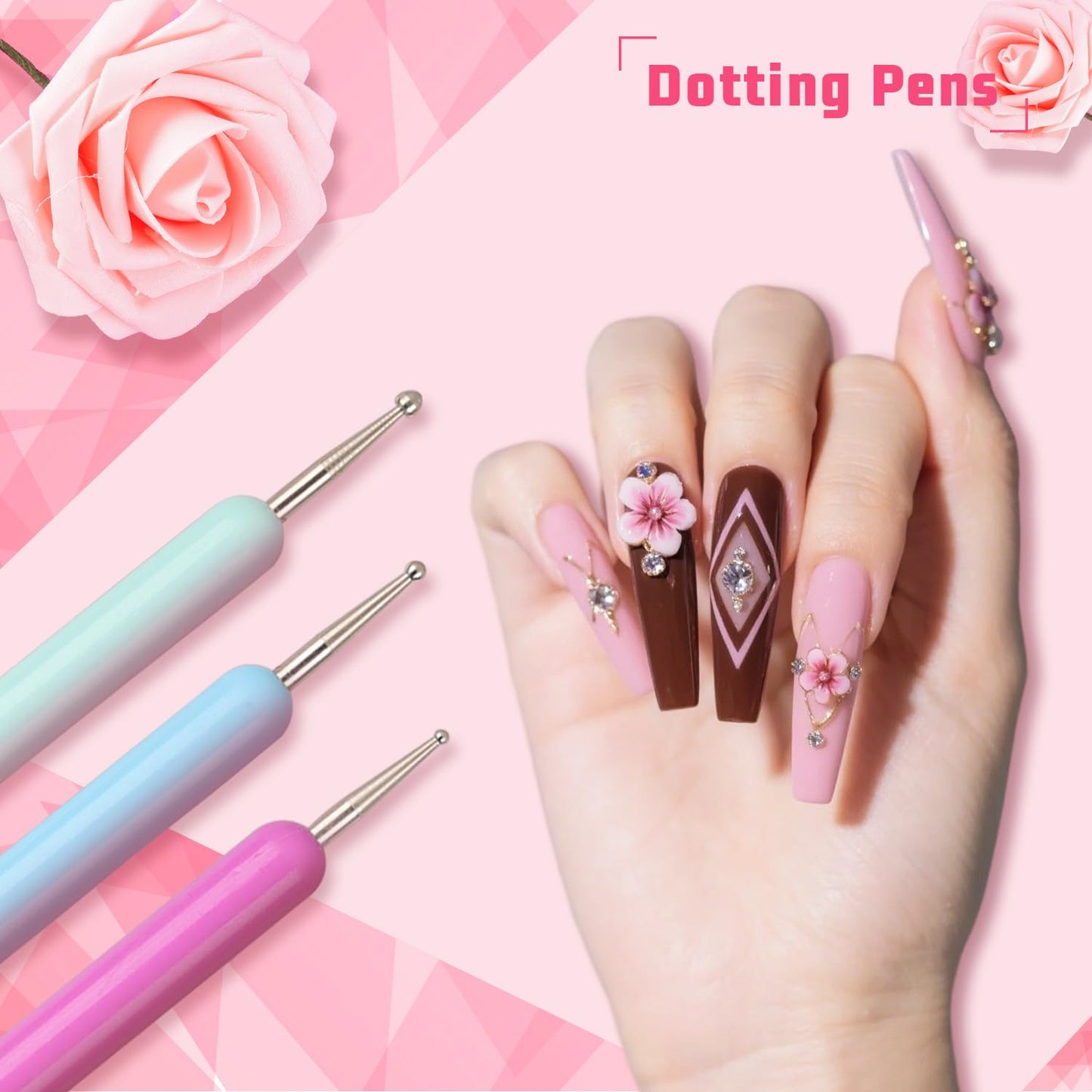 Sponge Pat Paint Nail Gel, Ombre Nails Gradient Gel Nail Blush Blooming Aura Nails Drawing Stripper Floral Painting DIY Nail Art, No Wipe, UV/LED Curing (12 Colors L)