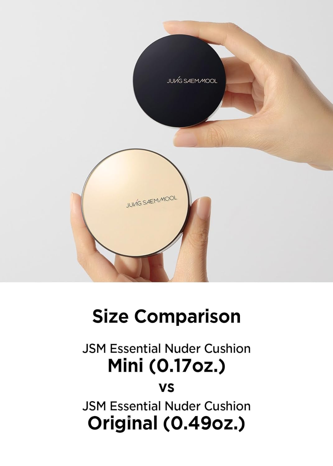 JUNG SAEM MOOL [JUNGSAEMMOOL OFFICIAL] Essential Skin Nuder Cushion Mini (N Light)