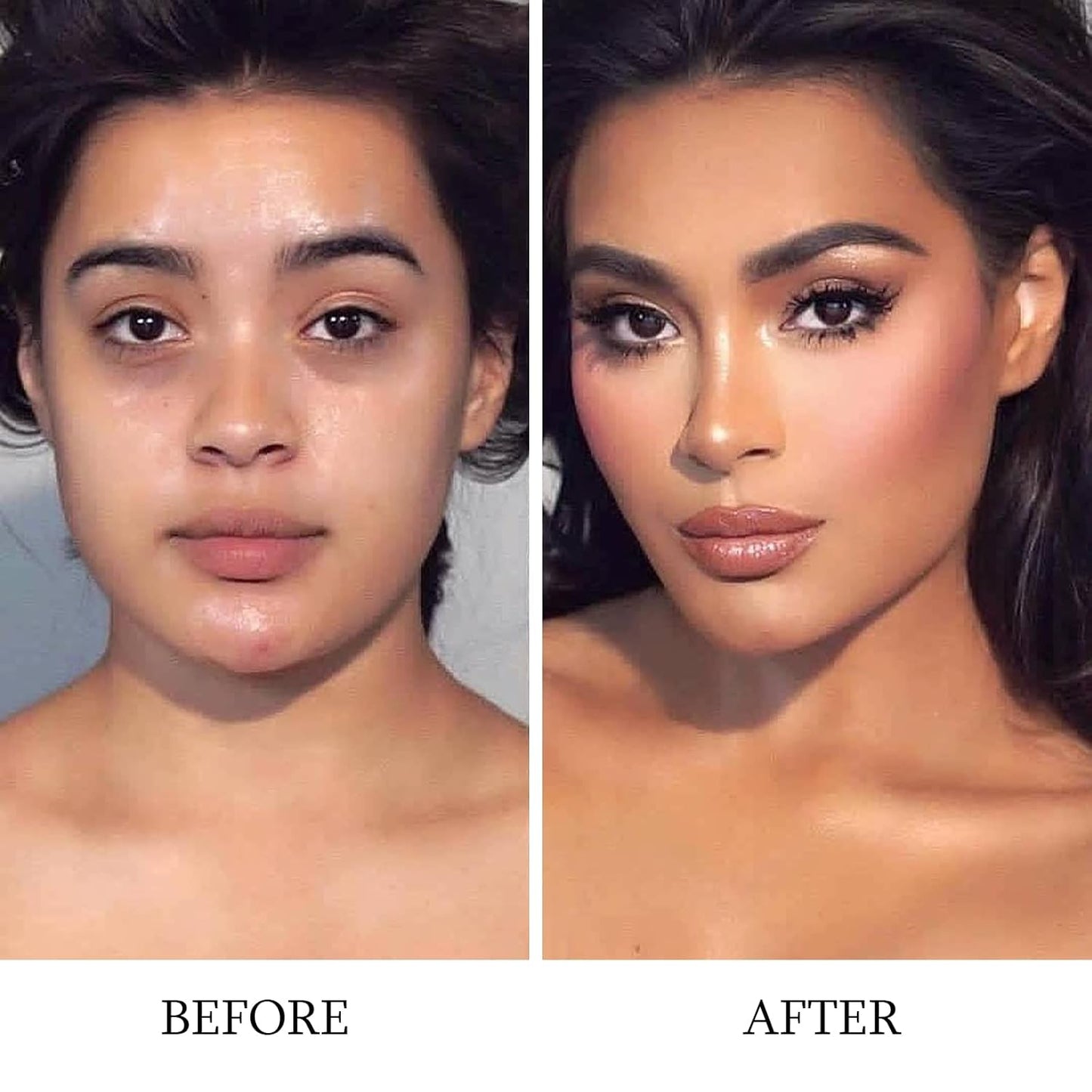 15 Colors Contour Palette Kit: Cream Concealer Palette Face Makeup Foundation Kit Contour Palette with Brush for Professional and Daily Use