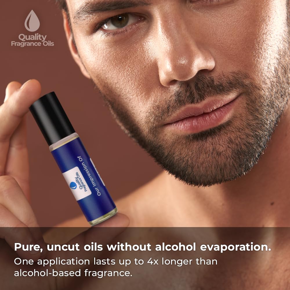 Quality Fragrance Oils' Bombshell Impression #293 | Long-Lasting Perfume Oil, Alcohol-Free, Strong Scent, 10ml Roll-On | Affordable Alternative to Designer Fragrances