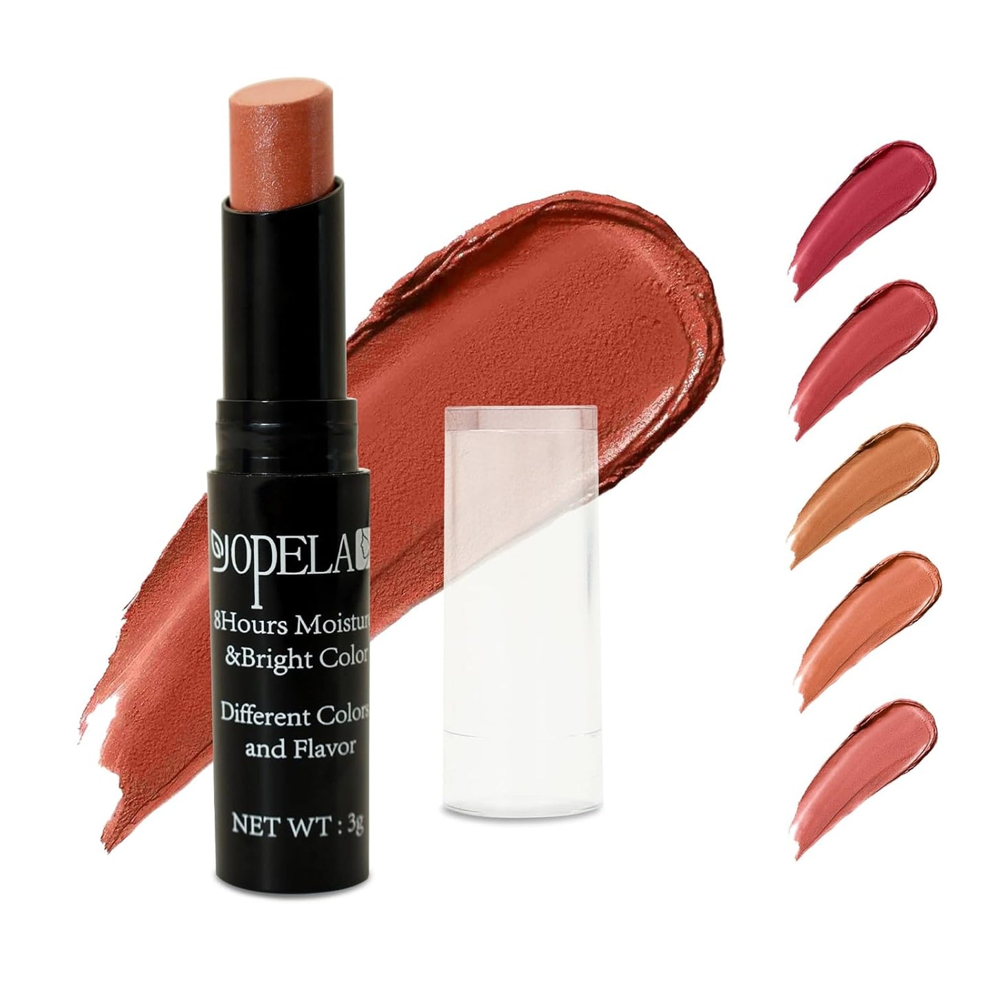 Yopela 5 Pack Tinted Lip Balm Stocking Stuffers Tinted Chapstick - Moisturizing Lips - No Petroleum, Chemicals, Gluten, or Phthalat Valentine's Gift