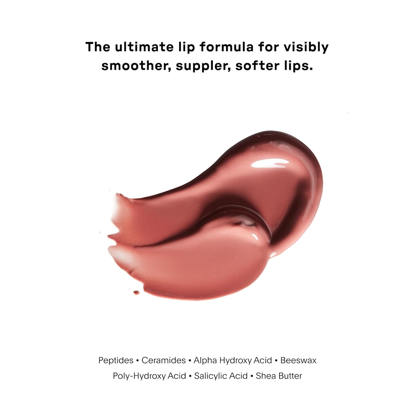 U Beauty The PLASMA Tinted Lip Compound - Anti-Aging & Anti-Wrinkle Lip Gloss, Hyaluronic Acid, Shea Butter & Peptides for Hydration & Plumping, Fawn - 15 mL