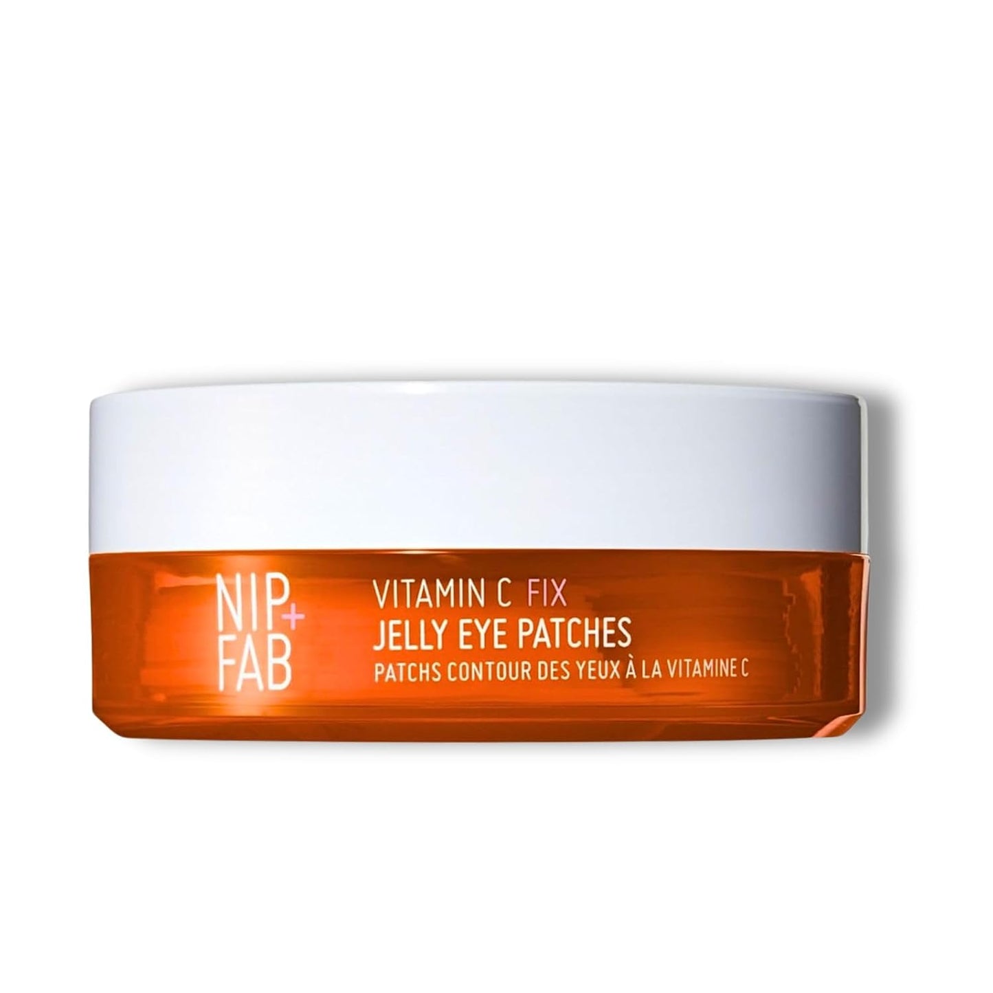 Nip+Fab Vitamin C Fix Jelly Eye Patches, 20 Pairs, Brightening Hydro Gel for Under-Eyes with 3 stable forms of Vitamin C