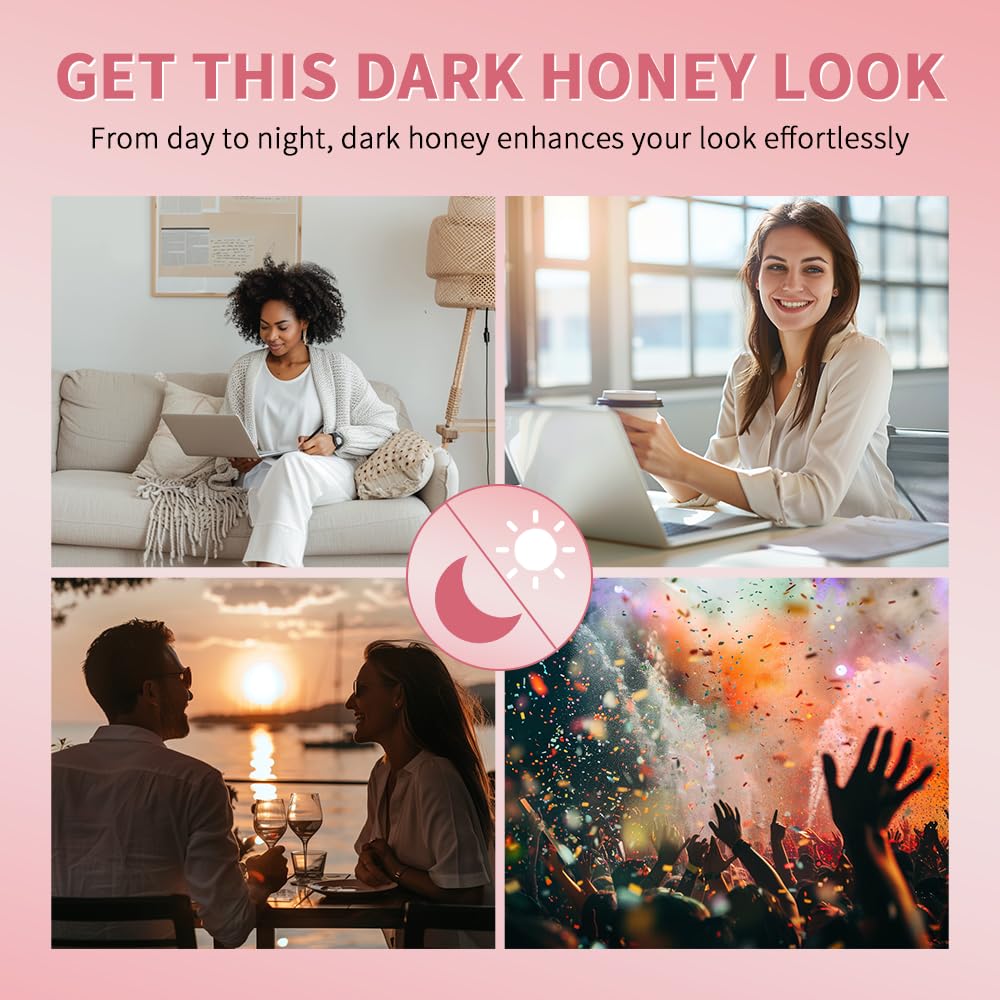 Tinted Lip Balm Lipstick, Hydrating Natural Glossy, Long-lasting Moisturizing & Nourishing Lip Care with Natural Ingredients Transparent Color (Pink, 0.07oz)