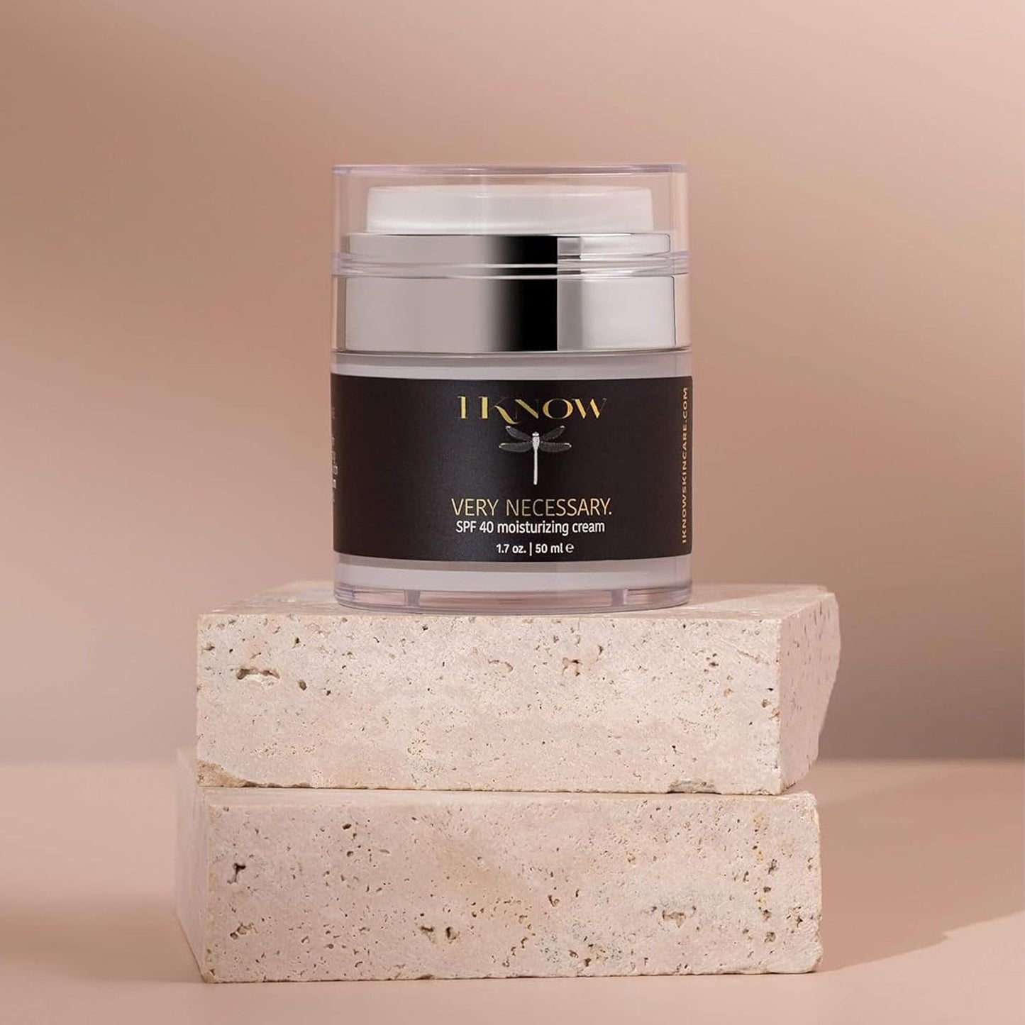 IKNOW VERY NECESSARY Broad Spectrum SPF 40 Skincare, Sun Protection Cream for UV Protection, Broad Spectrum SPF 40 Moisturizer Lotion for Pro-Aging, Spf 40 Facial Moisturizer and Sunblock